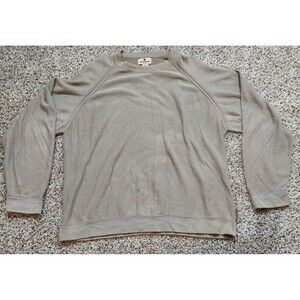 Woolrich Sweater Mens XL Crewneck Pullover Knit Ramie Blend Casual Outdoor